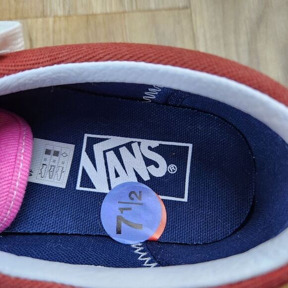 🔸️🔹️NWT Vans Varsity Era Unisex Multicolored Sneakers Size 7.5 - Picture 13 of 13